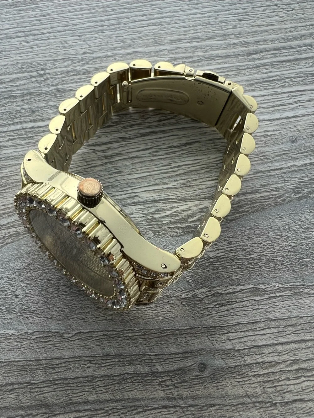 Gold Tone FreeMason Quartz Wristwatch